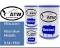 Preview: Mitsubishi, Maui Blue Metallic, B14 / PB4: 500ml Lackdose + 500ml Klarlack + 250ml Härter - Set, von ATW Autoteile West.